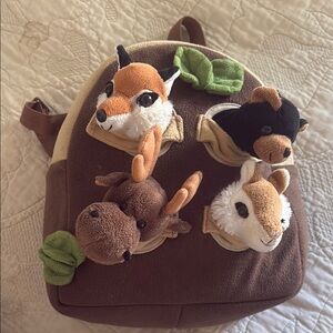 Animal Plush Backpack